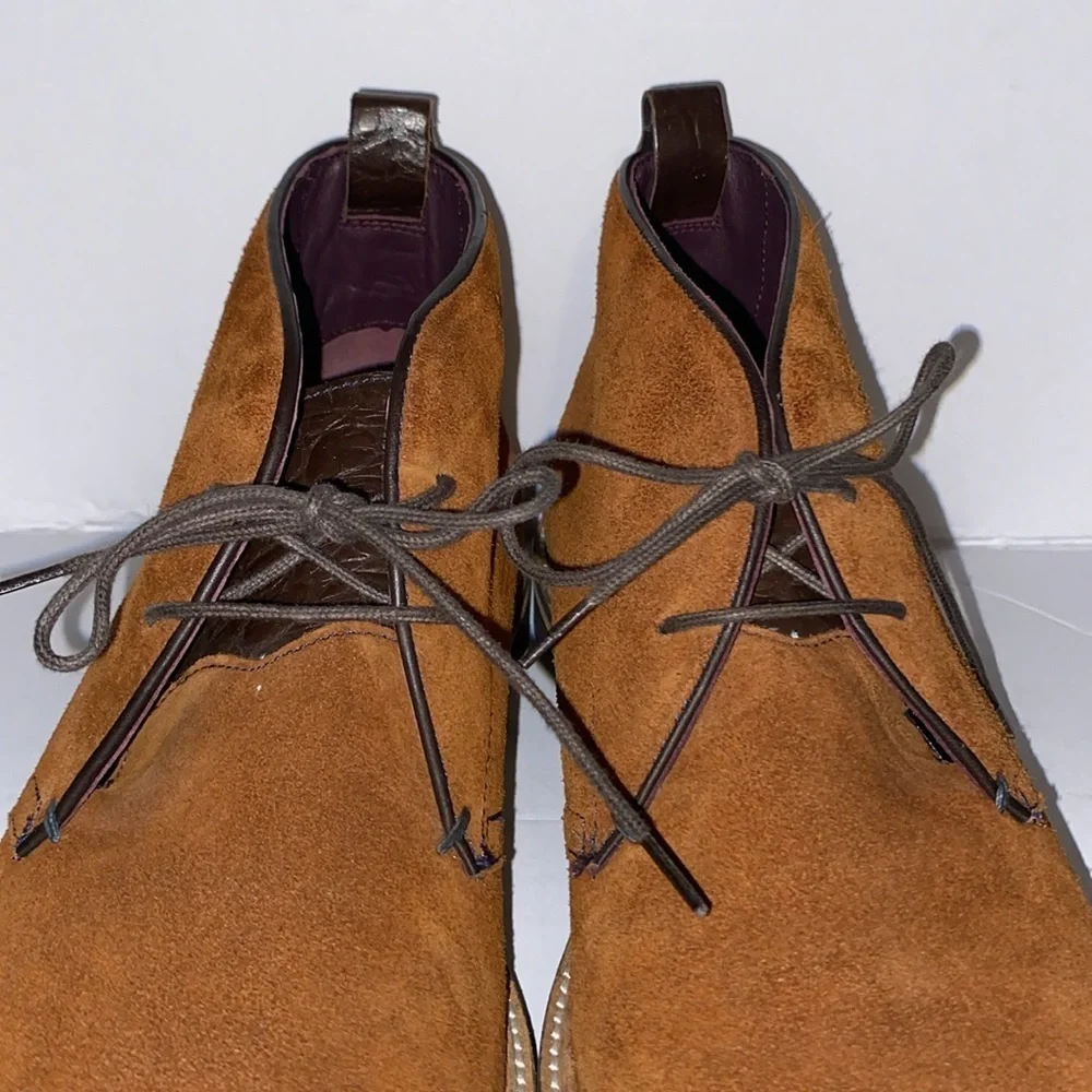 Ted Baker London Tan Suede Maagna Chukka Boots
